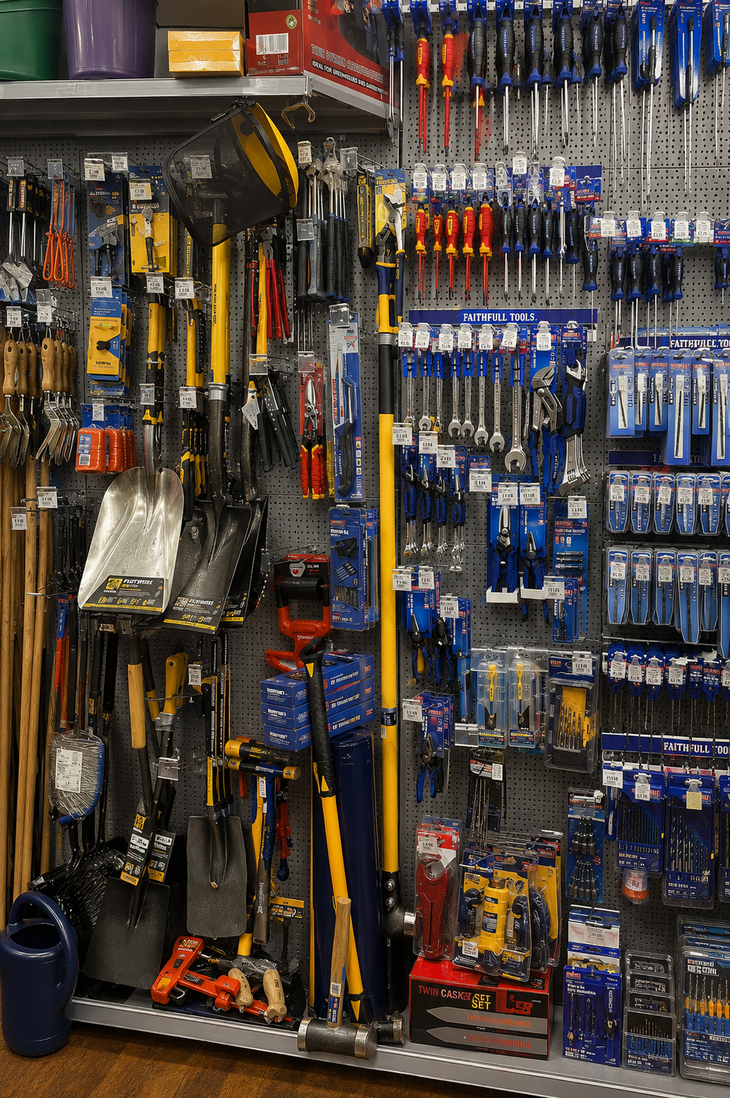 Hardware and workshop supplies