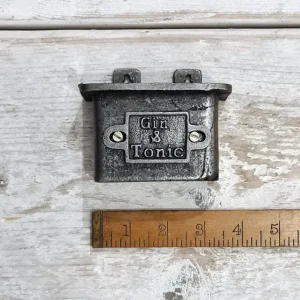 Gin & Tonic Cap Catcher – Cast Antique Iron Wall Mounted