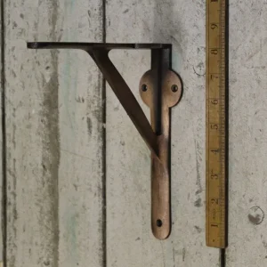 Gallows Shelf Bracket – 8.5″ Antique Copper Cast Iron