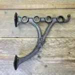 Luggage Carriage Bracket – Y-Shaped Antique Cast Iron Shelf Support (305mm x 290mm) - Image 2