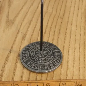 Receipt Spike – National Cash Register Style in Antique Cast Iron