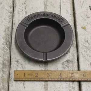 Switzerland Ash Tray – Antique Cast Iron Souvenir Design (125mm)
