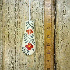 Chintz Light Pull – Patterned Ceramic Porcelain Floral (100mm)