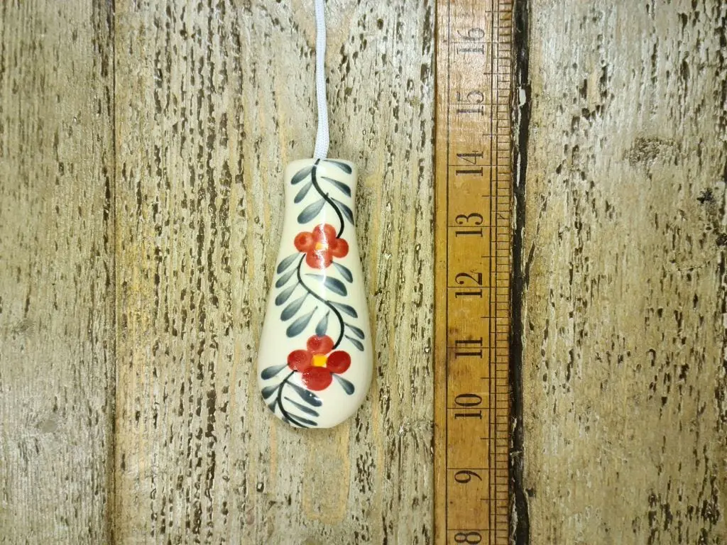 Chintz Light Pull – Patterned Ceramic Porcelain Floral (100mm)