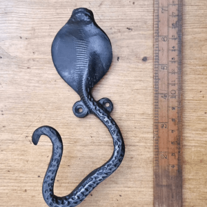 Cobra Snake Coat Hook – Solid Cast Iron