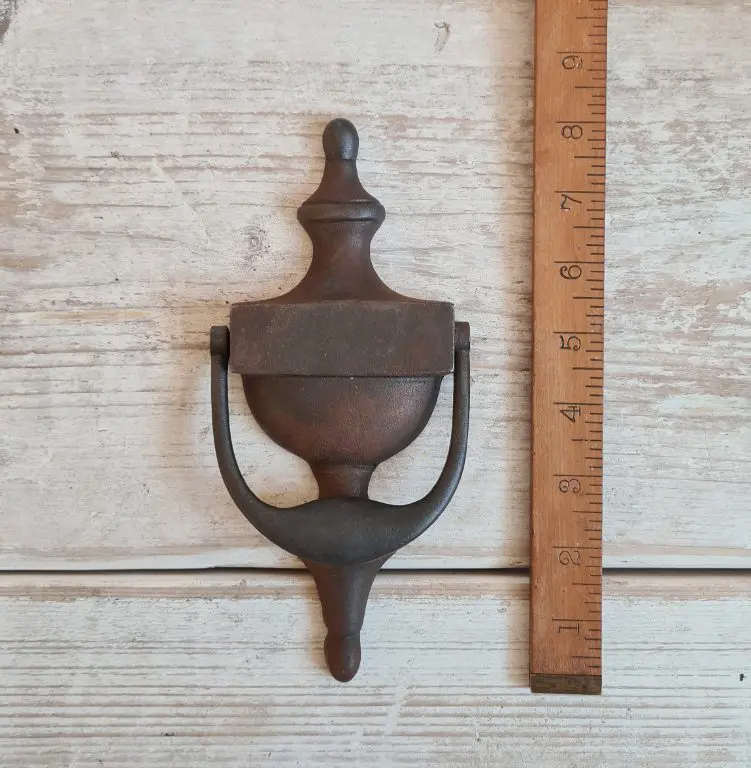 Victorian Door Knocker – 8″ Cast Antique Iron