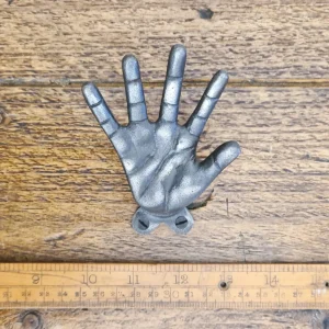 Hand Coat Hook – Cast Iron Wall Hook with Open-Palm Design (90mm)