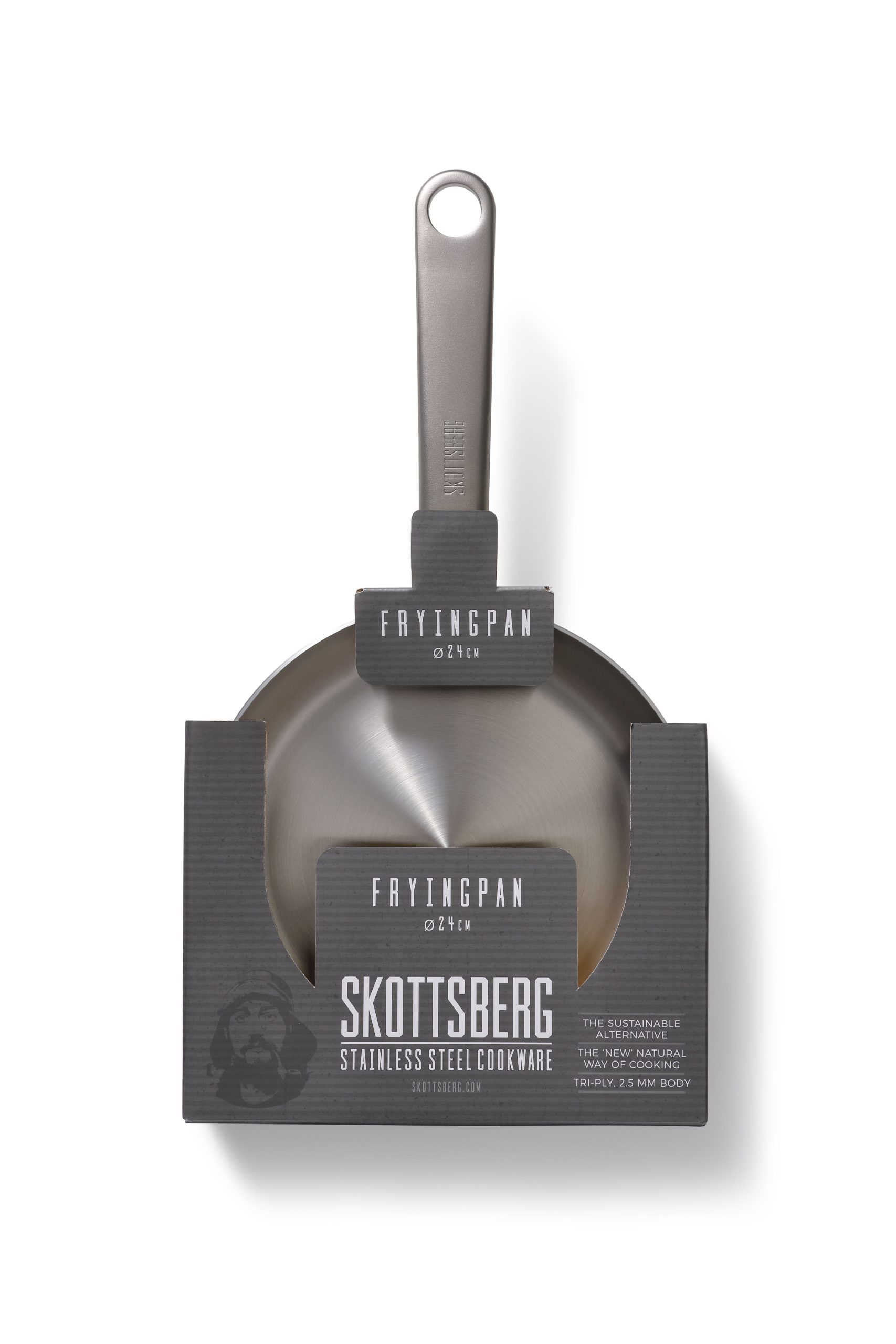Skottsberg Stainless Steel Frying Pan - Image 4